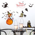 Myway 60 * 90 cm Stock Nuevo estilo ecológico extraíble PVC bruja de Halloween hembra fantasma murciélago sala de estar decorativos pegatinas de pared